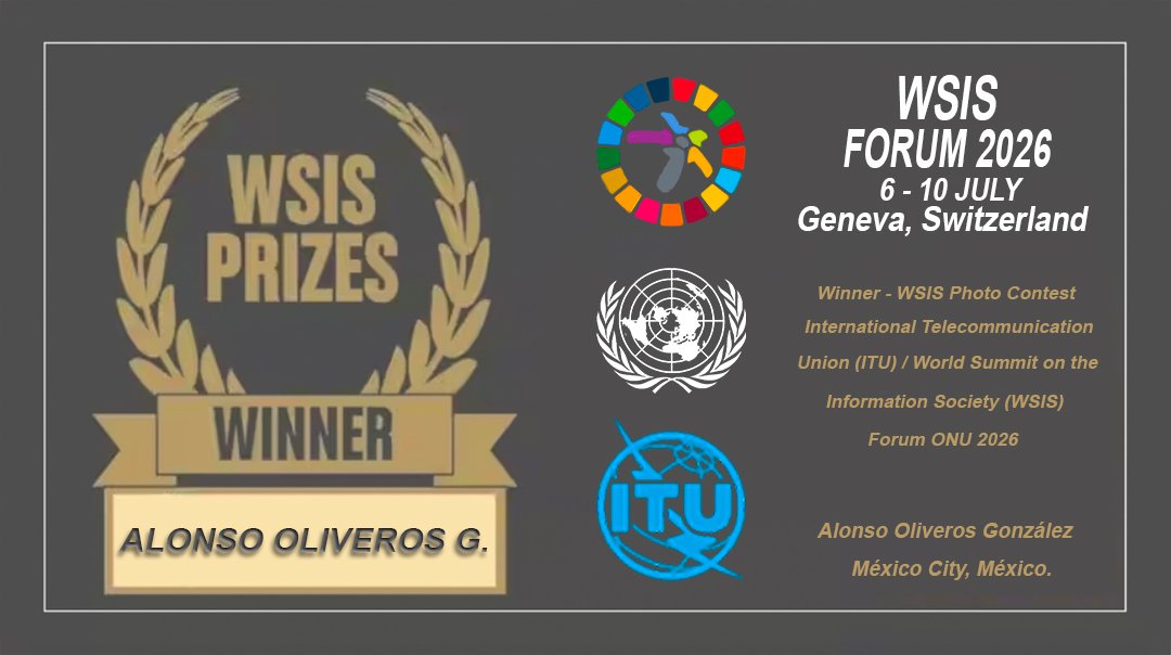 WSIS PRIZES WINNER 2026 ALONSO OLIVEROS GONZÁLEZ